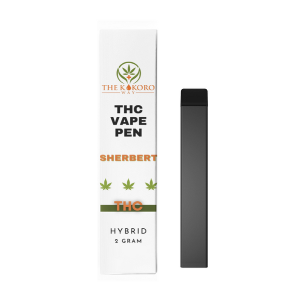 Elevate your senses with our 2g Hybrid THC Vape Disposable in Sherbert, delivering a burst of flavor from The Kokoro Way Buffalo, New York
