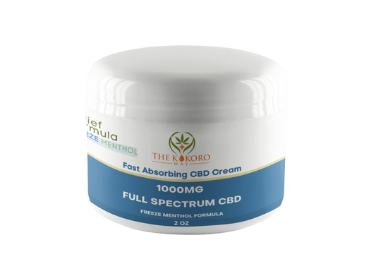 1000mg Full Spectrum CBD Cream (Freeze Menthol)