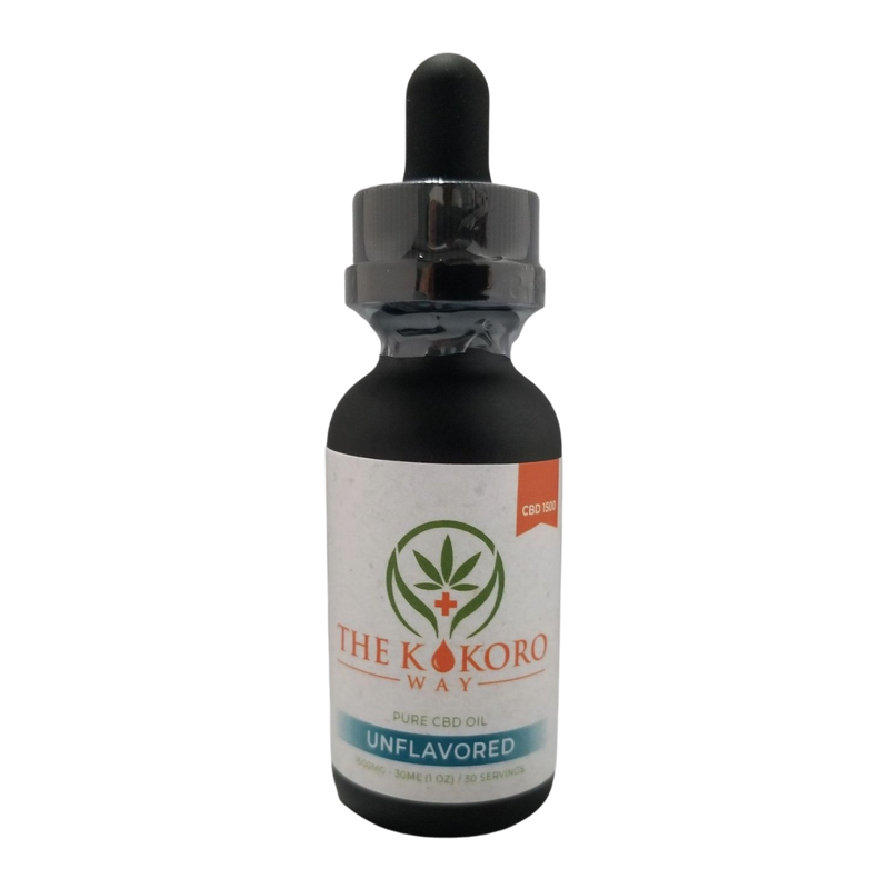 Vegan and made in the USA THC FREE CBD oil unflavored - natural relief for your mind and body