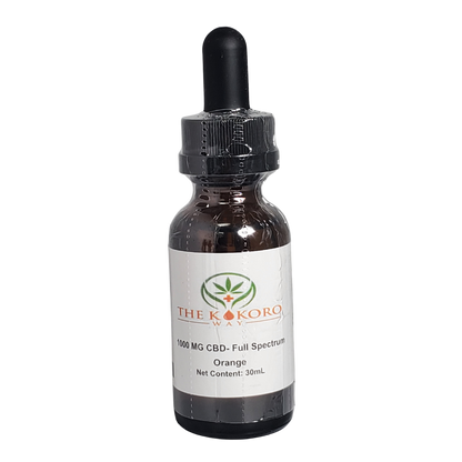 Vegan and made in the USA THC CBD Oil Orange fast absorbing natural relief for your mind and body