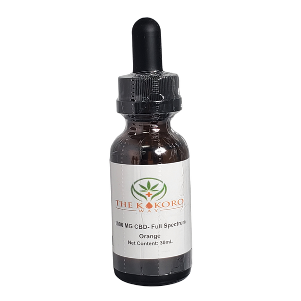 Vegan and made in the USA THC CBD Oil Orange fast absorbing natural relief for your mind and body
