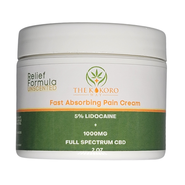 1000 MG Full Spectrum CBD cream with 5% Lidocaine