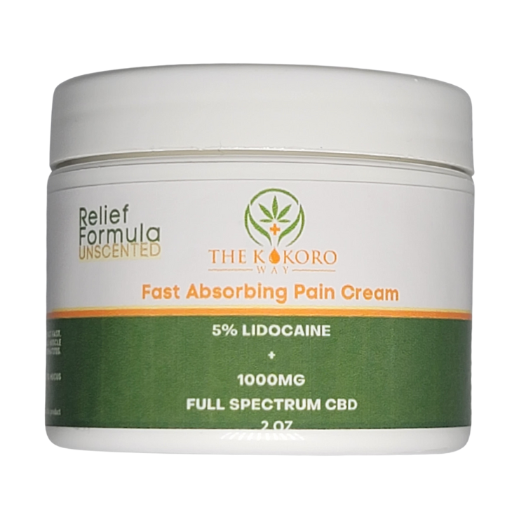 1000 MG Full Spectrum CBD cream with 5% Lidocaine