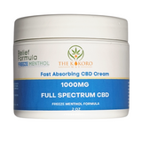 Vegan and made in the USA THC FREE CBD Cream unflavored fast absorbing natural relief for your mind and body