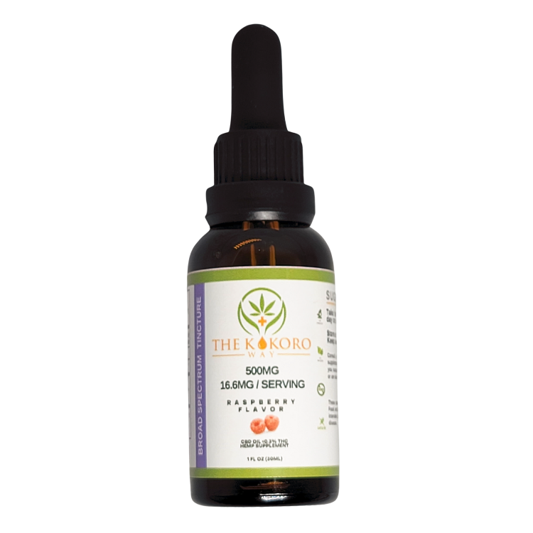 Experience the finest THC-free Broad Spectrum CBD oil tincture from Buffalo, New York – in raspberry flavor