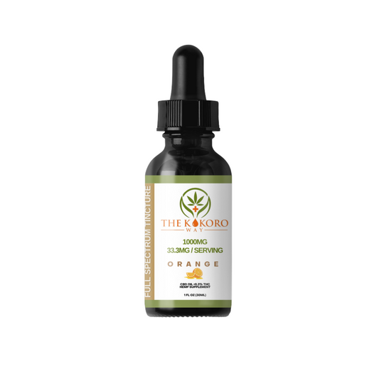 1000mg Full Spectrum Tincture (Orange Flavor)