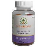 25 mg all natural CBD gummies, no THC