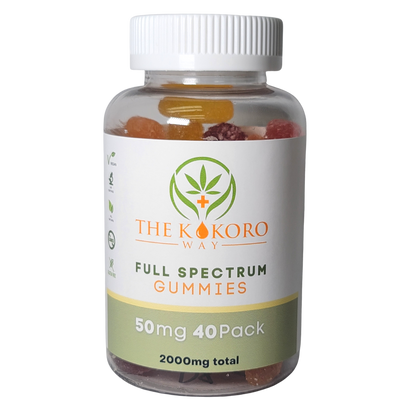 Kokoro Way NY Full Spectrum Cannabinoid CBD infused Gummies All Natural Gluten Free and Vegan