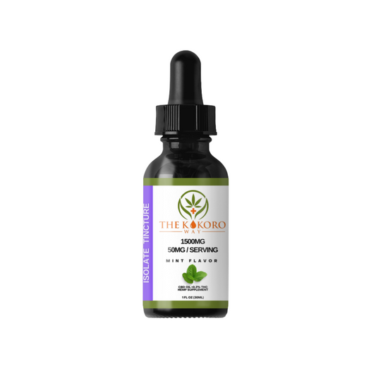 1500mg CBD Isolate Tincture THC Free (Mint Flavor)