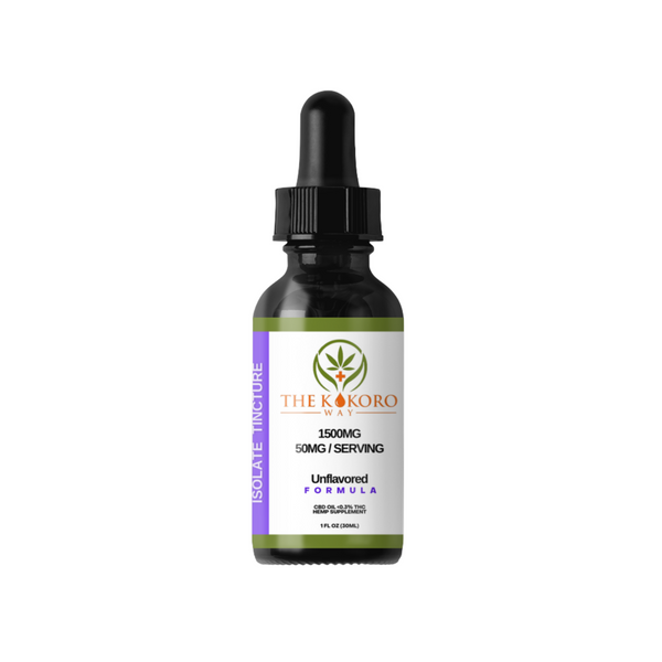 1500mg CBD Isolate Tincture THC FREE (Unflavored)